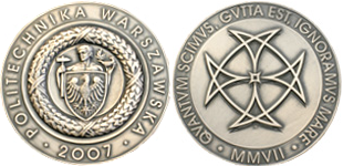 Medal Młodego Uczonego - awers i rewers